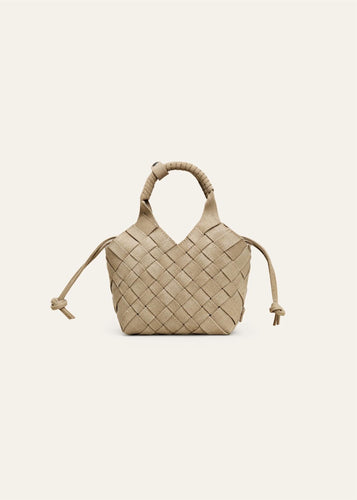Misu Mini Frappé Denim Cross-body bag