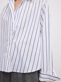 Cropped Shirt White Black