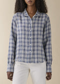 Vera Shirt Blue White Check
