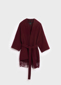 Akila Lambswool Jacket Burgundy