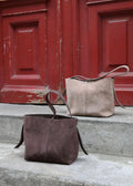 Suede Fraya Small Bag Moral Grey