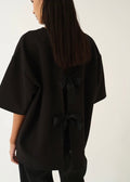 The Bow Tee Black