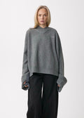 Frame Oversized Sweater Grey Camo