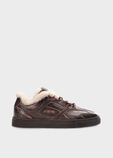 Vintage Leather Teddy Sneakers