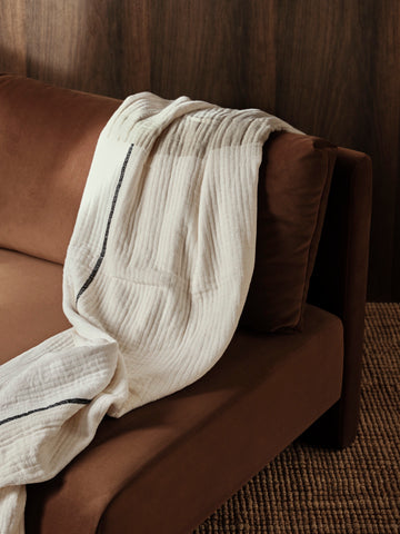Dela Throw Natural & Off White