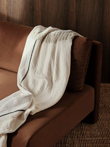 Dela Throw Natural & Off White