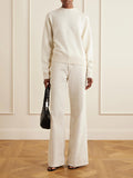 Rose Wool and Cashemere-Blend Sweater Snow White
