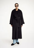 Trullem Black Wool Coat