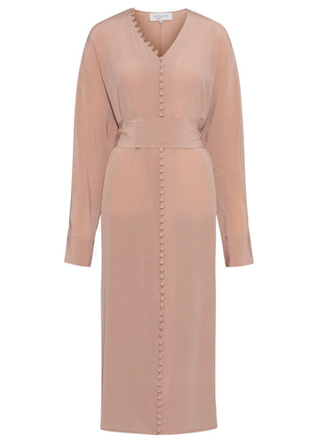 Cannes Dress Silk Light Pink