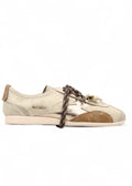 Sneaker Ikigai Crackle Beige Dettaglio Oro Laminato