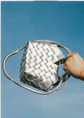 Misu Mini Silver Crossbody Bag