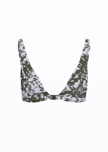 Fixed Triangle Bikinitopp Olive