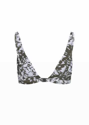 Fixed Triangle Bikinitopp Olive
