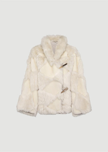 Iceland shearling Jacket Ivory