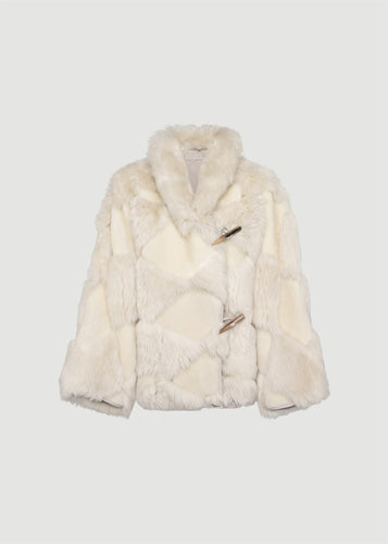 Iceland shearling Jacket Ivory