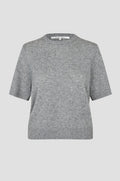 Amala Knit O-Neck Mid Grey Melange