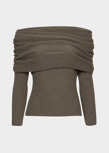 Talina Merino Top Wood