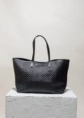 ISAI Black Twill Shopper bag