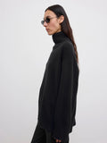Soft Wool Turtleneck Black
