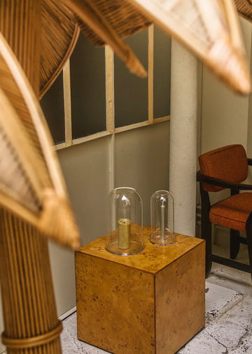 Tindra Lyslykt m/ Kronelys