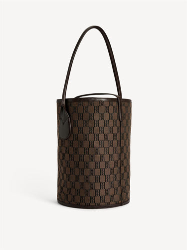 Maryllon Grainy Bucket Bag Brown