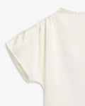 Iben Demi Top Pearl White