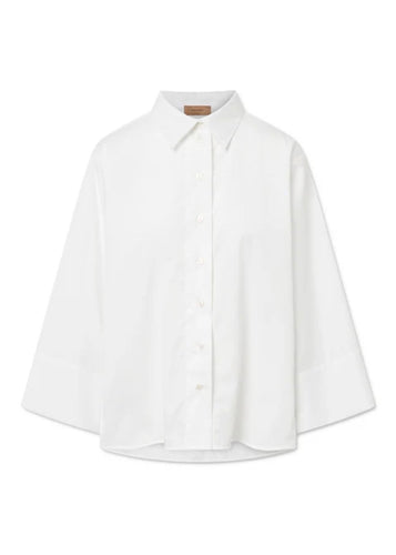 Shino Non Iron Poplin Shirt white