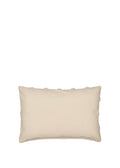 Norte Grid Cushion Rectangular Off-white