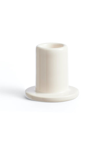 Tube Small Candleholder Lysestake | Off-White