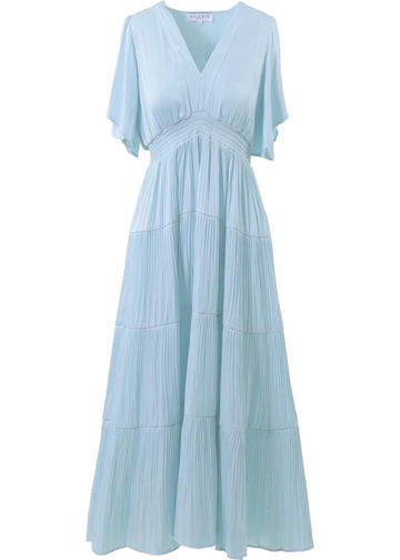 Angie Chiffon Maxi Dress Light Blue
