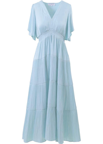 Angie Chiffon Maxi Dress Light Blue