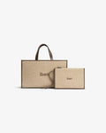 IBEN Straf Bag M - Brown Straw