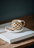 Ysia Cup Check Beige