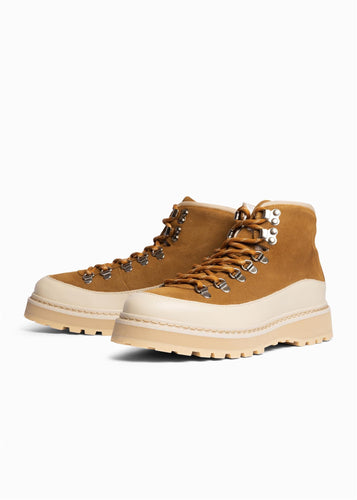 Core Cap Suede Cognac Cream