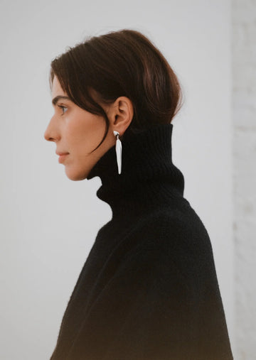 Benno Earrings Silver