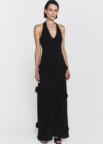 Ezra Knitted Dress Black