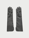 Gemini Brushed Grey Leather Gloves