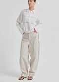 Bacoli Barrel Trousers Soft Beige