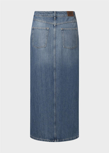 Hattie Rigid Denim Skirt | Blue Wash