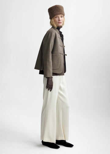 Phoebe Wool Jacket Wood