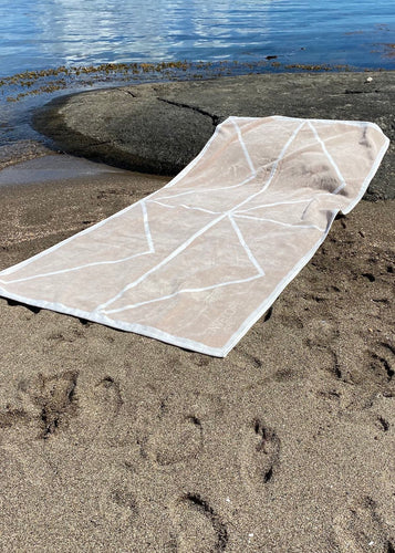 Signature Towel | White & Sand