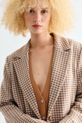Noomi Blazer Brown Multi Check