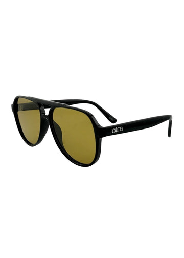 Stevie Solbrille Black & Olive