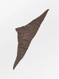 Alpaca Wool Triangle Scarf Hot Fudge Brown