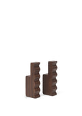 Unda Hooks Set of 2 Dark Brown