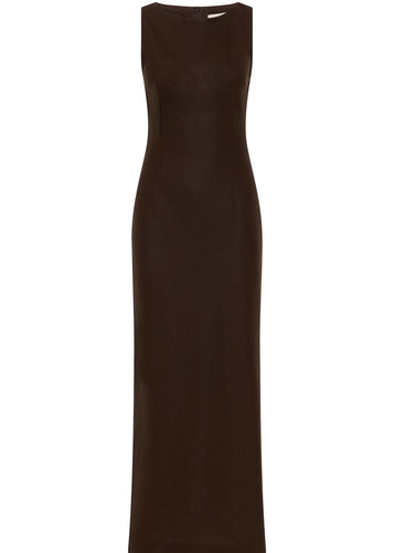 Lydie Maxi Dress Coffee