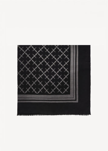 Cornelis Wool Scarf Charcoal