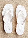 Tapered Platform Flip Flop Eggnog