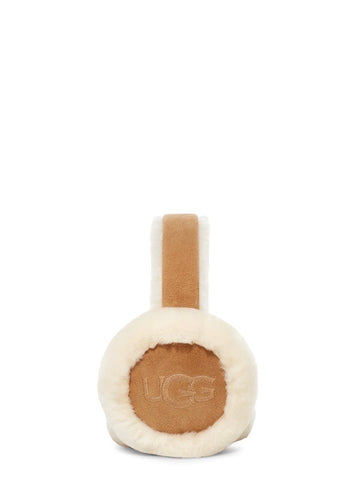 W UGG Emb Logo Earmuff Chestnut