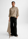 Ray Wool Cash Sweater Sahara